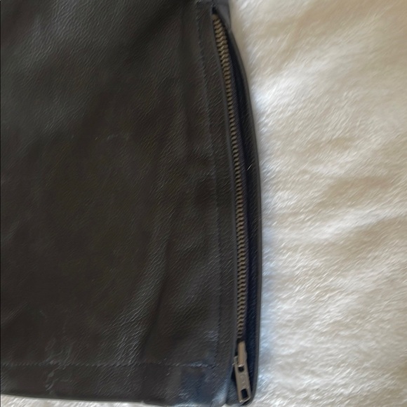 MOTORCYCLE  men’s riding black genuine leather pants Polaris biker - Picture 10 of 11